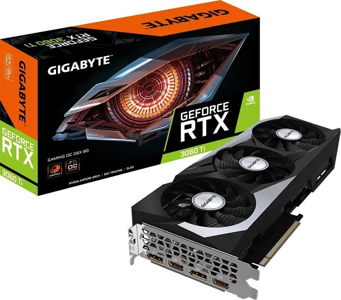 Видеокарта nVidia RTX 3060Ti Gigabyte GAMING