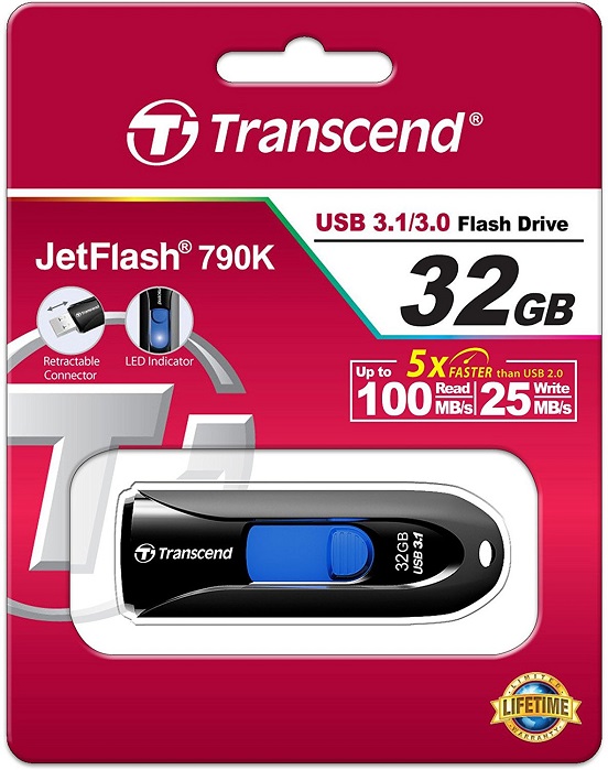 USB-флэш 32 ГБ Transcend 790K (TS32GJF790K);