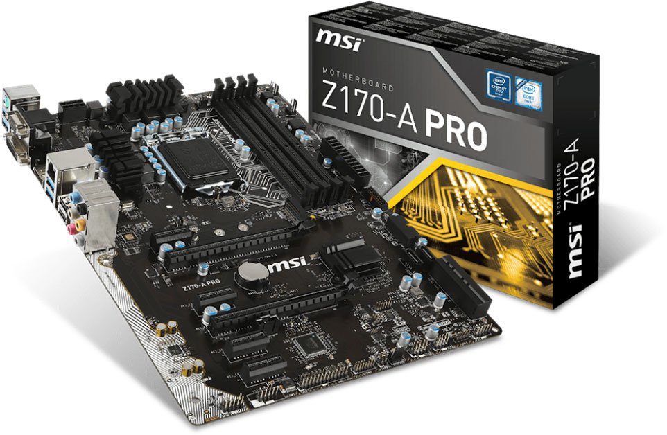 Материнская плата intel Z170 MSI Z170-A