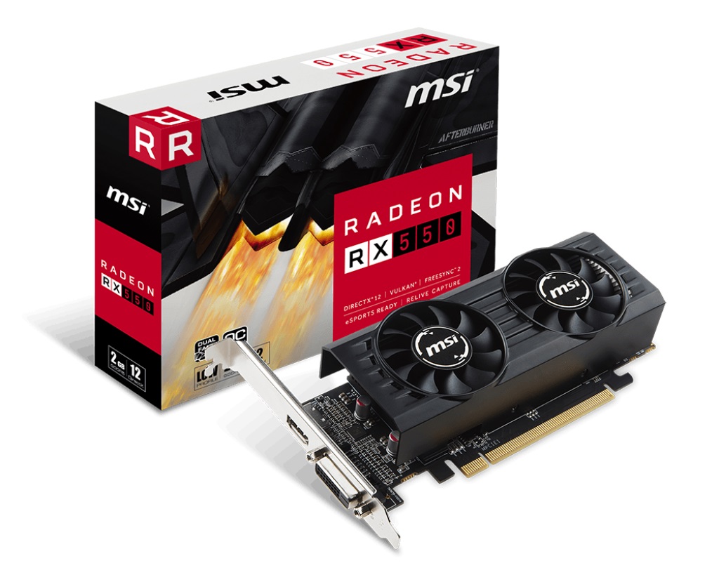 Видеокарта AMD Radeon RX 550 MSI