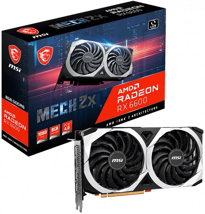 Видеокарта AMD Radeon RX 6600 MSI