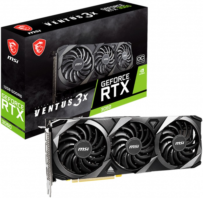 Видеокарта nVidia RTX 3060 MSI RTX