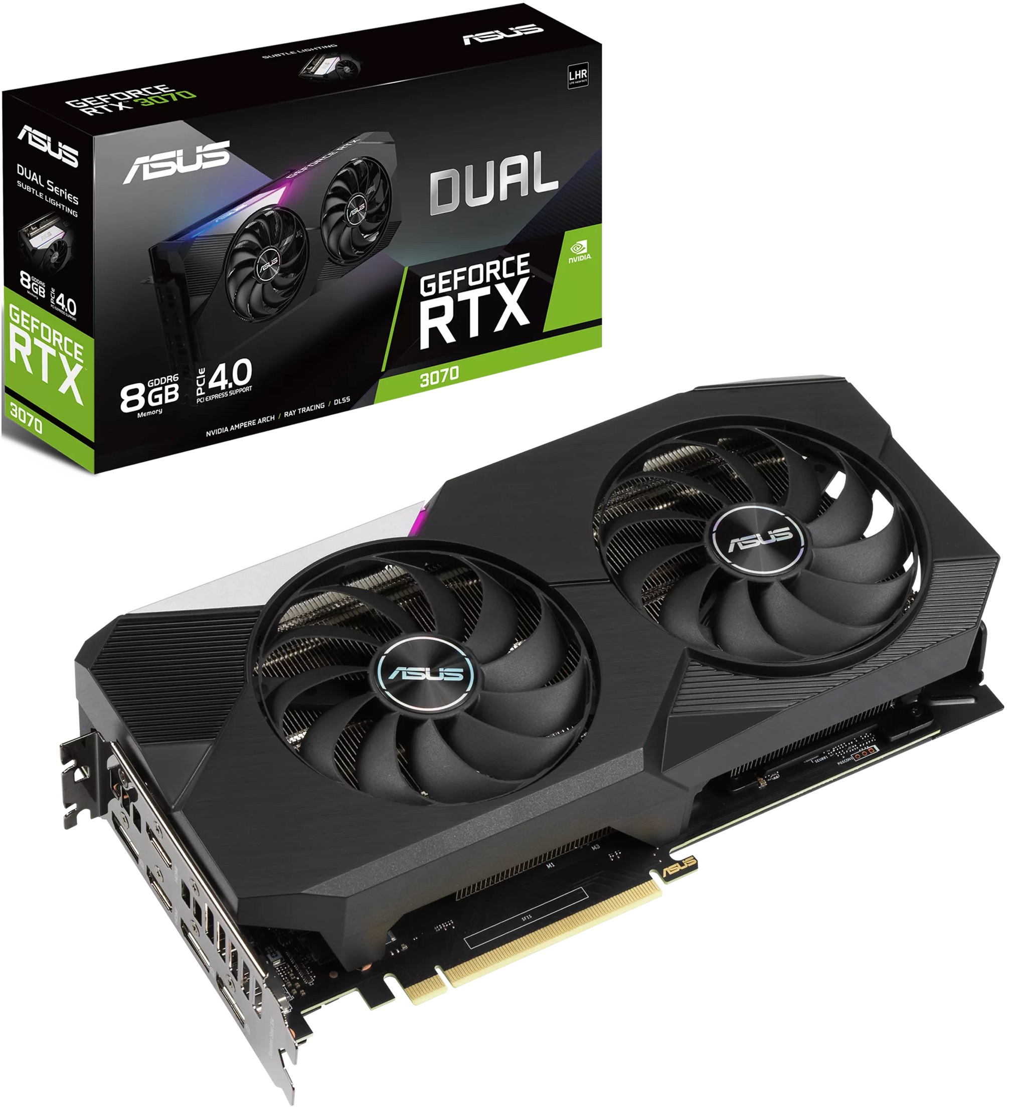 Видеокарта nVidia RTX 3070 Asus DUAL-RTX3070-8G-V2