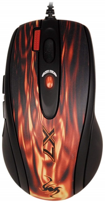 Мышь USB A4Tech XL-750BK U (RFIRE);