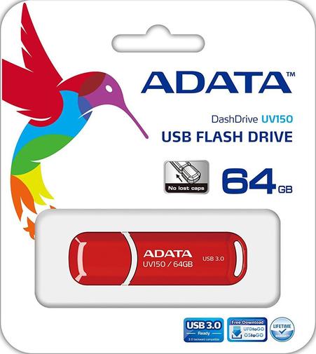 USB-флэш 64 ГБ A-Data UV150 (AUV150-64G-RRD);