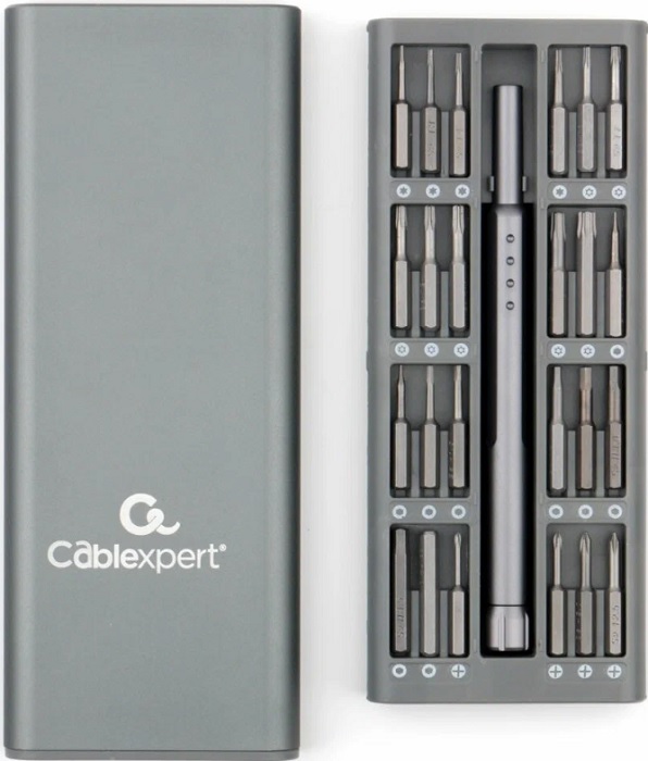 Отвертка с набором бит Cablexpert TK-SD-08R;