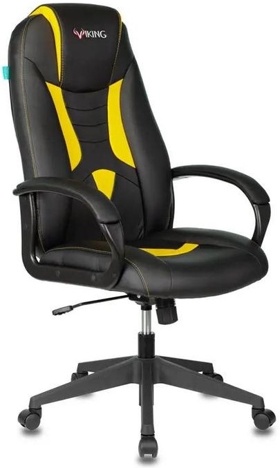Кресло для геймеров Бюрократ VIKING-8N/BL-YELL; до