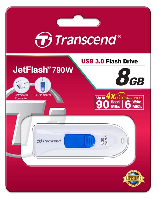 USB-флэш 8 ГБ Transcend 790W (TS8GJF790W);