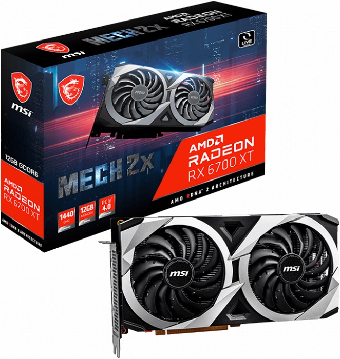 Видеокарта AMD Radeon RX 6700 XT