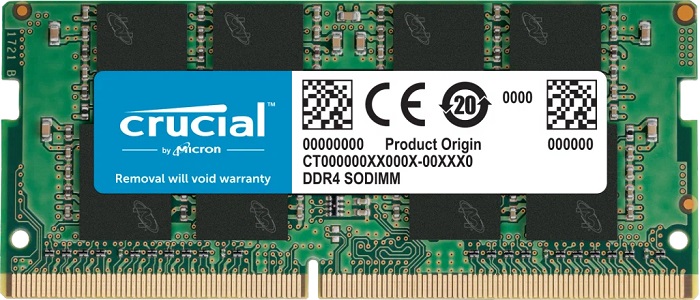 Оперативная память SO-DIMM DDR4 16Гб Crucial
