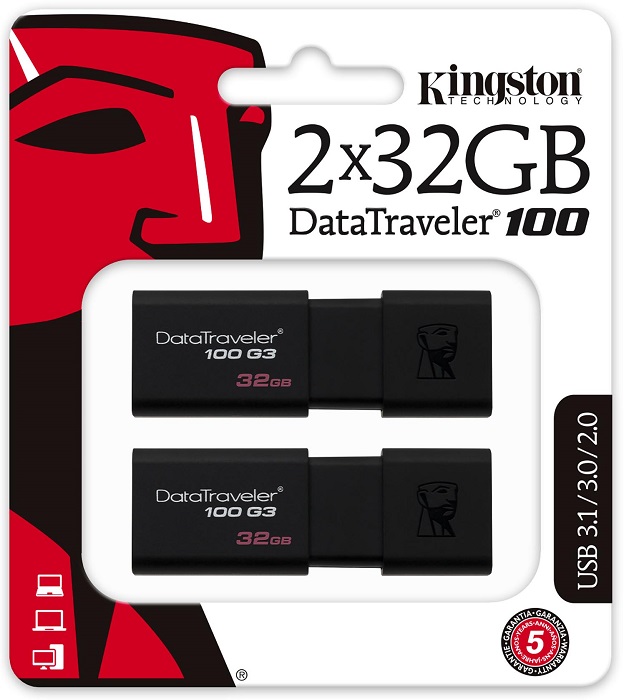 USB-флэш 32 ГБ Kingston DataTraveler 100