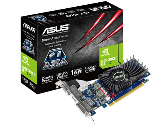 Видеокарта nVidia GT 610 Asus GT610-1GD3-L