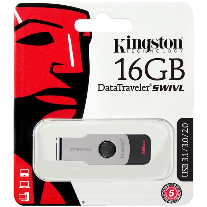 USB-флэш 16 ГБ Kingston DataTraveler SWIVL