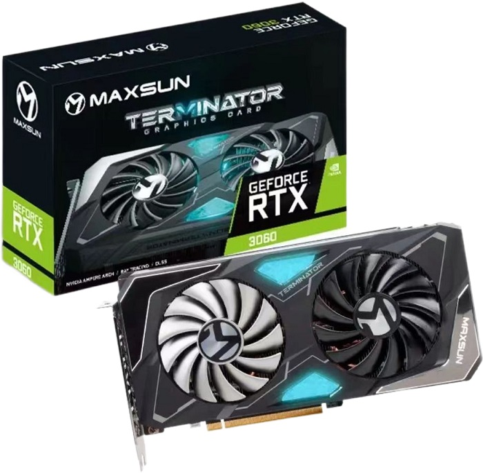 Видеокарта nVidia RTX 3060 MAXSUN RTX