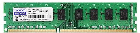 Оперативная память DDR3 4Гб GoodRam (GR1600D3V64L11/4G);