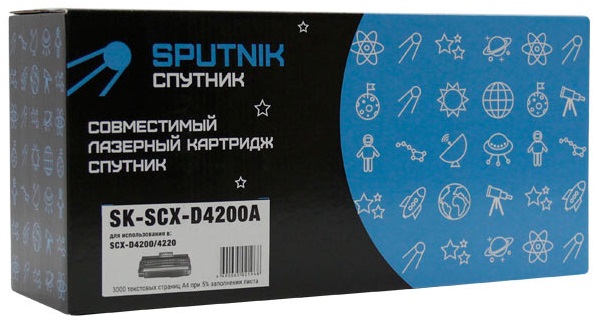 Картридж лазерный Sputnik SK-SCX-D4200A; для Samsung