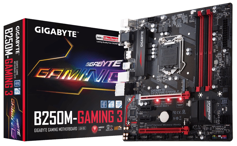 Материнская плата intel B250 Gigabyte GA-B250M-Gaming