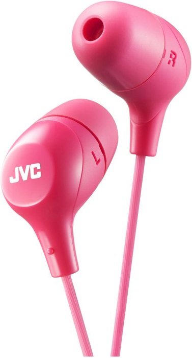 Наушники JVC HA-FX38-P-E; вкладыши; 16 Ом;