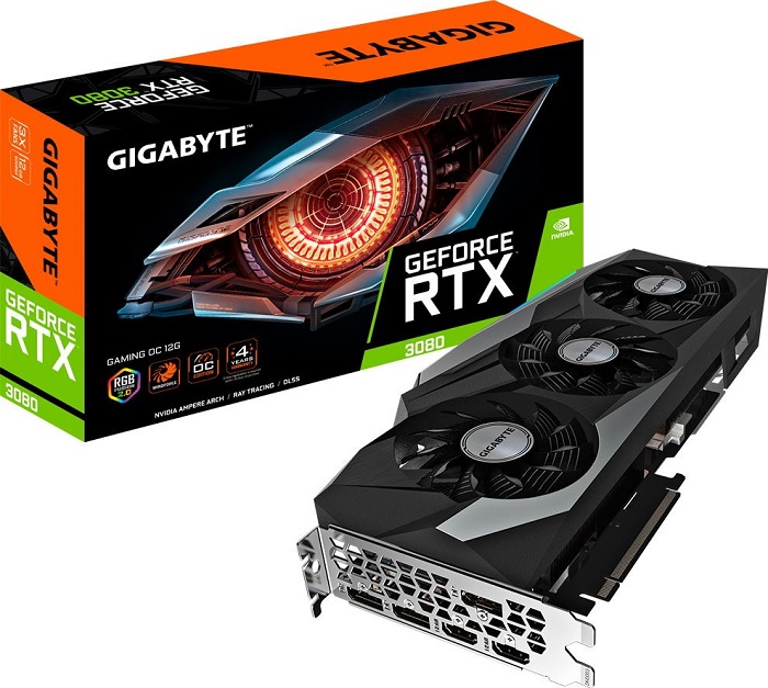 Видеокарта nVidia RTX 3080 Gigabyte GAMING