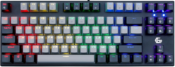 Клавиатура Gembird KB-G600; механическая; Jixian Red;