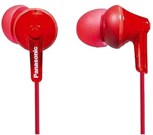 Наушники Panasonic RP-HJE125E-R; вкладыши; 16 Ом;