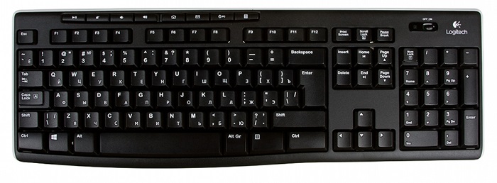 Клавиатура Logitech K270 (920-003757); мультимедиа; 8