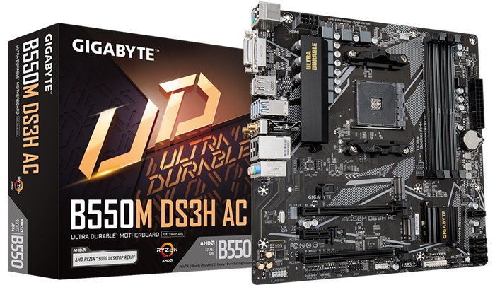 Материнская плата AMD B550 Gigabyte B550M