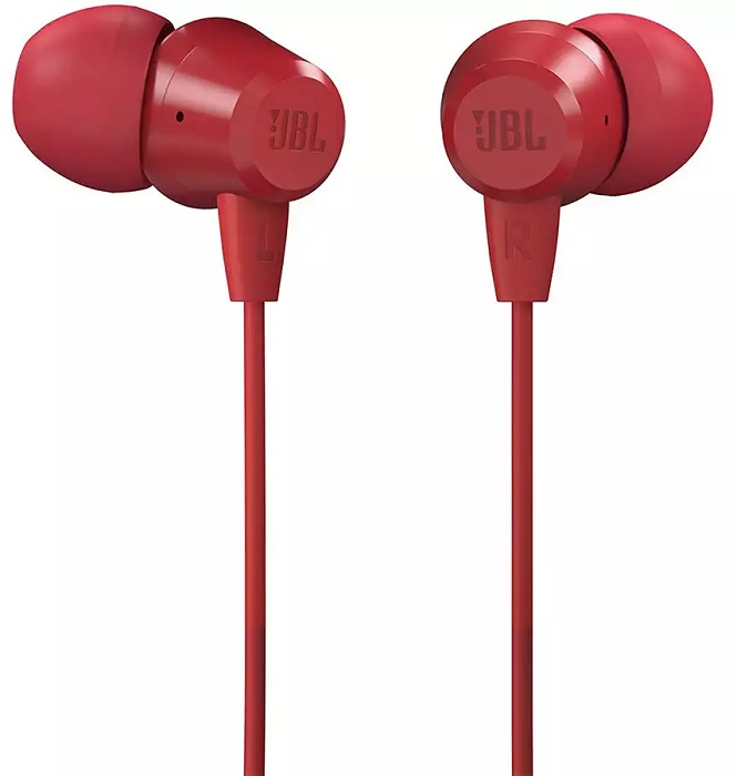 Наушники с микрофоном JBL C50HI (JBLC50HIRED);