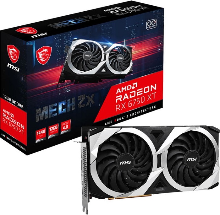 Видеокарта AMD Radeon RX 6750 XT