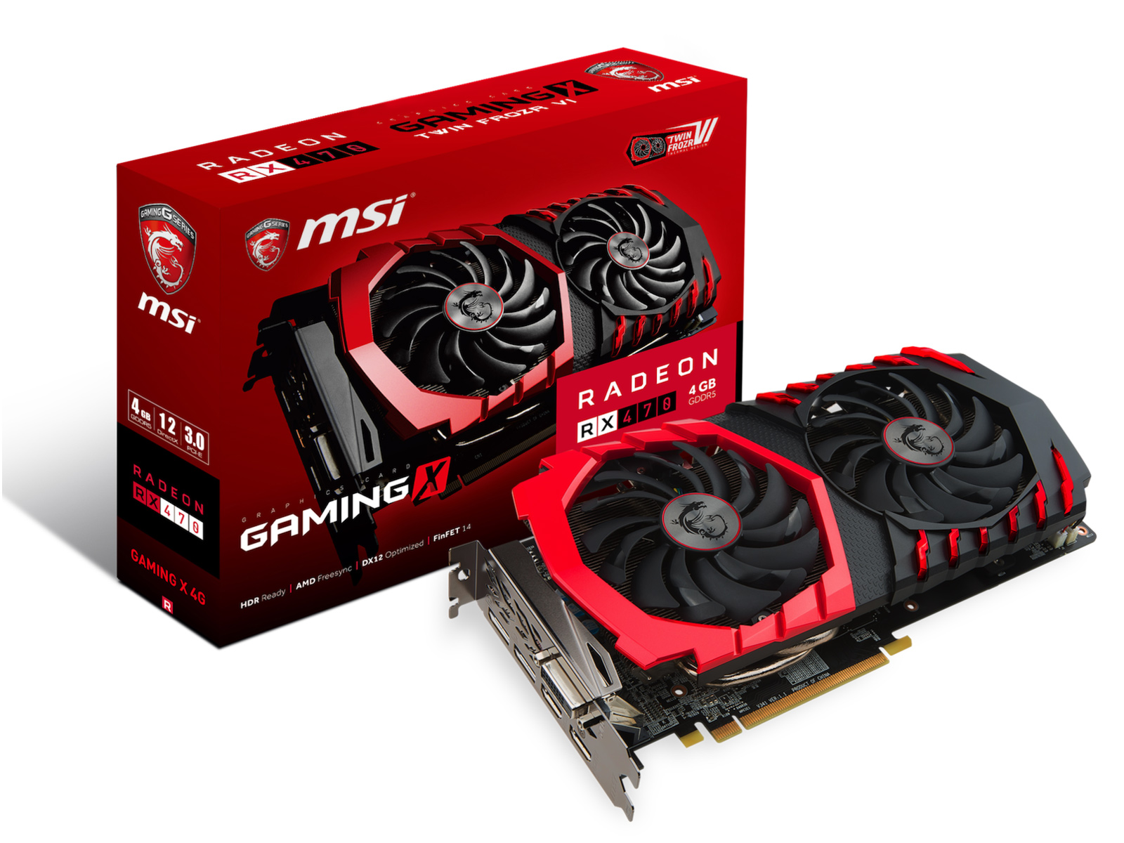 Видеокарта AMD Radeon RX 470 MSI