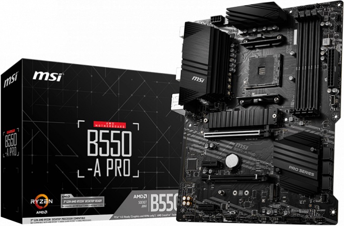 Материнская плата AMD B550 MSI B550-A