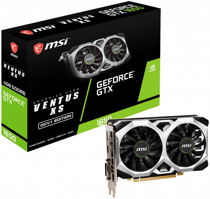 Видеокарта nVidia GTX 1650 MSI GTX