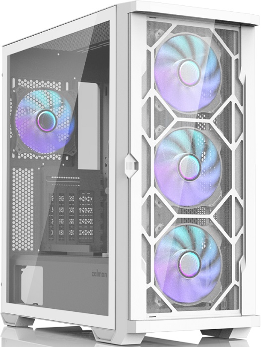 Корпус Zalman Z10 DUO White; ATX;