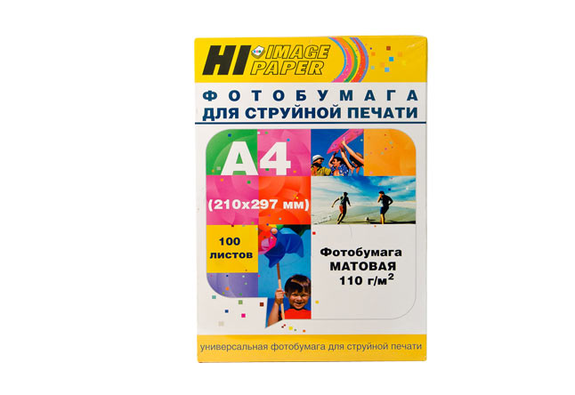 Фотобумага A4 Hi-image paper (MC110-A4-100); матовая;