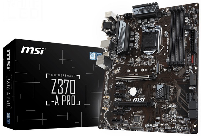 Материнская плата intel Z370 MSI Z370-A