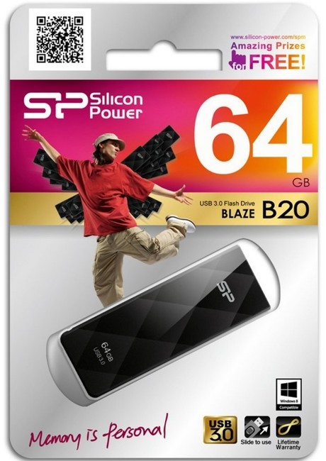 USB-флэш 64 ГБ Silicon Power Blaze