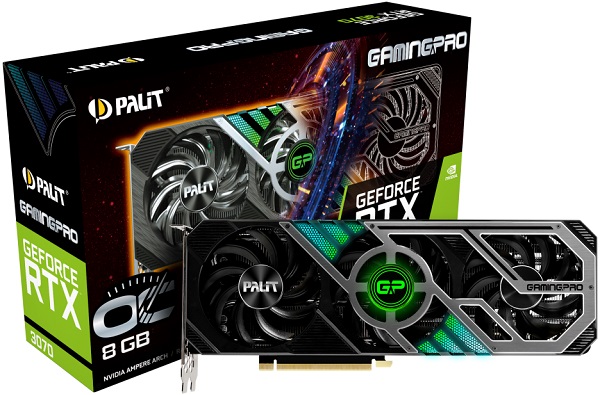 Видеокарта nVidia RTX 3070 Palit RTX