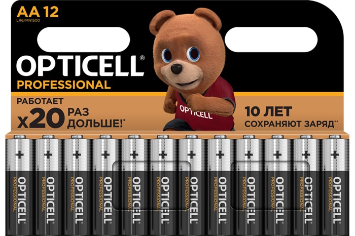 Батарейка AA OPTICELL Professional (5052005); щелочная;