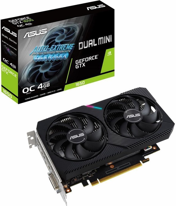 Видеокарта nVidia GTX 1650 Asus DUAL-GTX1650-O4GD6-MINI