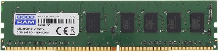 Оперативная память DDR4 4Гб GoodRam (GR2400D464L17S/4G);