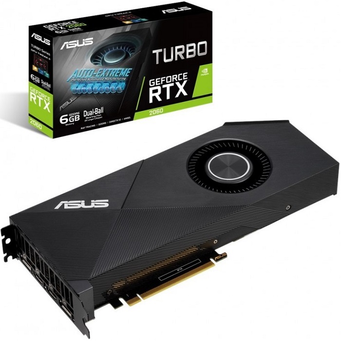 Видеокарта nVidia RTX 2060 Asus TURBO-RTX2060-6G
