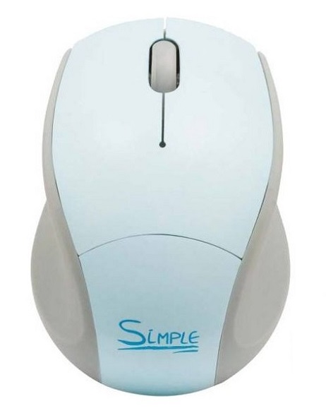 Мышь беспроводная CBR Simple S7 Blue;