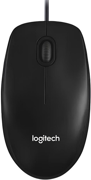 Мышь USB Logitech; 3 кнопки; 1000