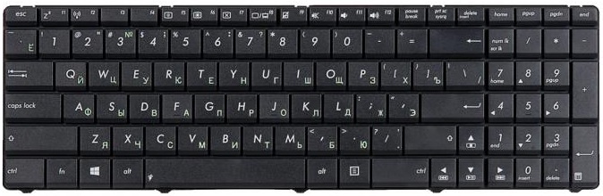 Клавиатура для ноутбука Asus MP-10A73SU-5281 (OKNO-J71RU0211453016205)