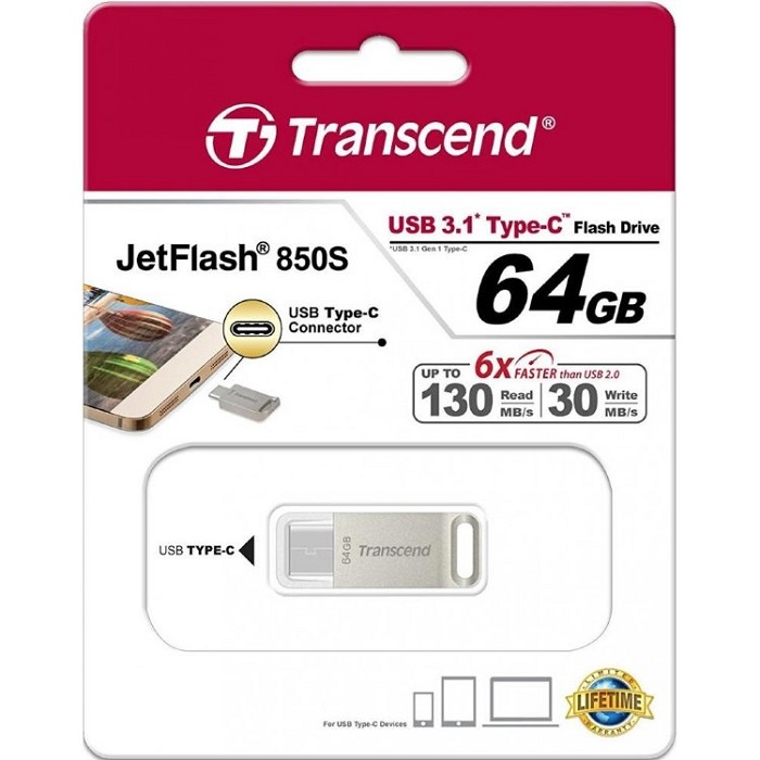 USB-флэш 64 ГБ Transcend 850S (TS64GJF850S);