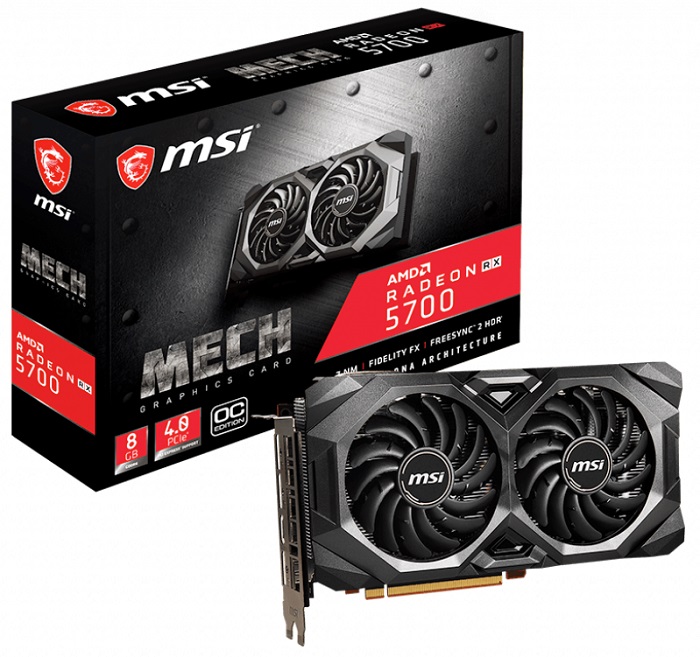 Видеокарта AMD Radeon RX 5700 MSI