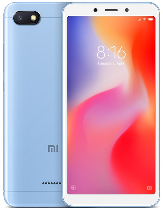 Смартфон Xiaomi REDMI 6A Blue (M1804C3CG);