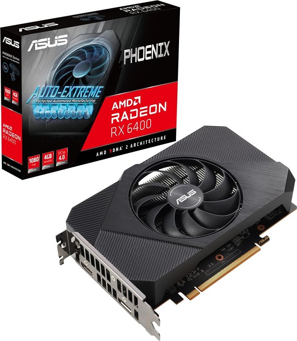 Видеокарта AMD Radeon RX 6400 Asus