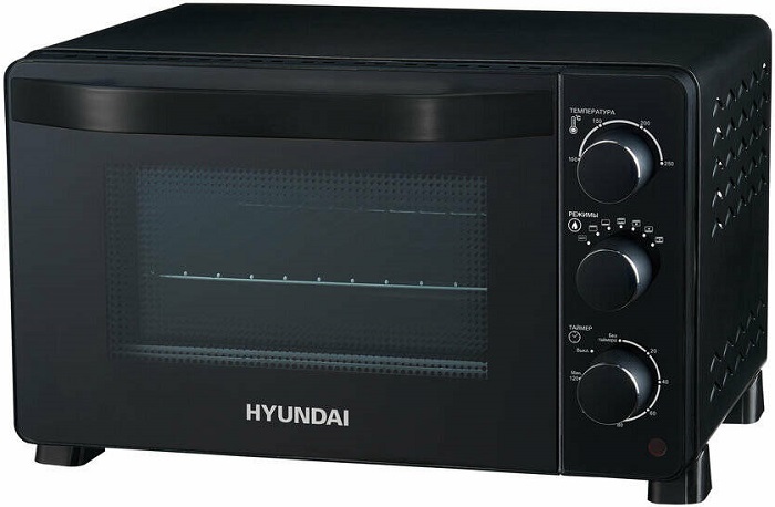 Мини-печь Hyundai MIO-HY080; 1500 Вт; 100-250°C;