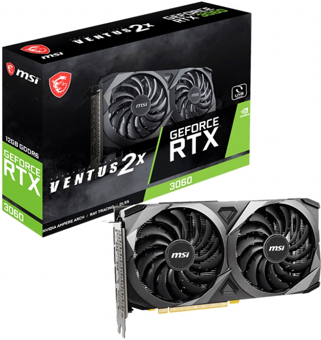 Видеокарта nVidia RTX 3060 MSI RTX